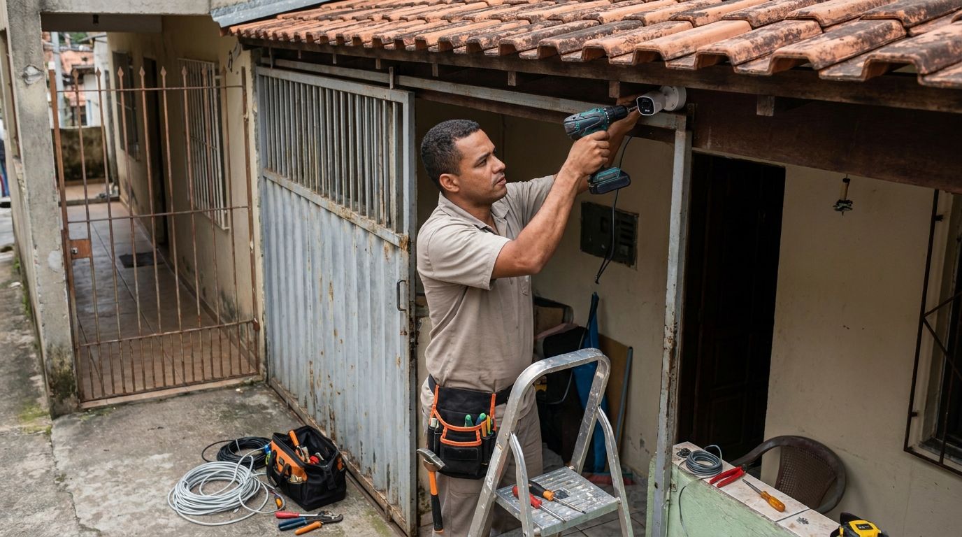 Instalação de Câmeras de Segurança