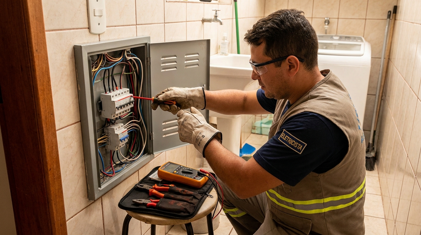 Instalacao de disjuntor residencial em Fortaleza‑CE