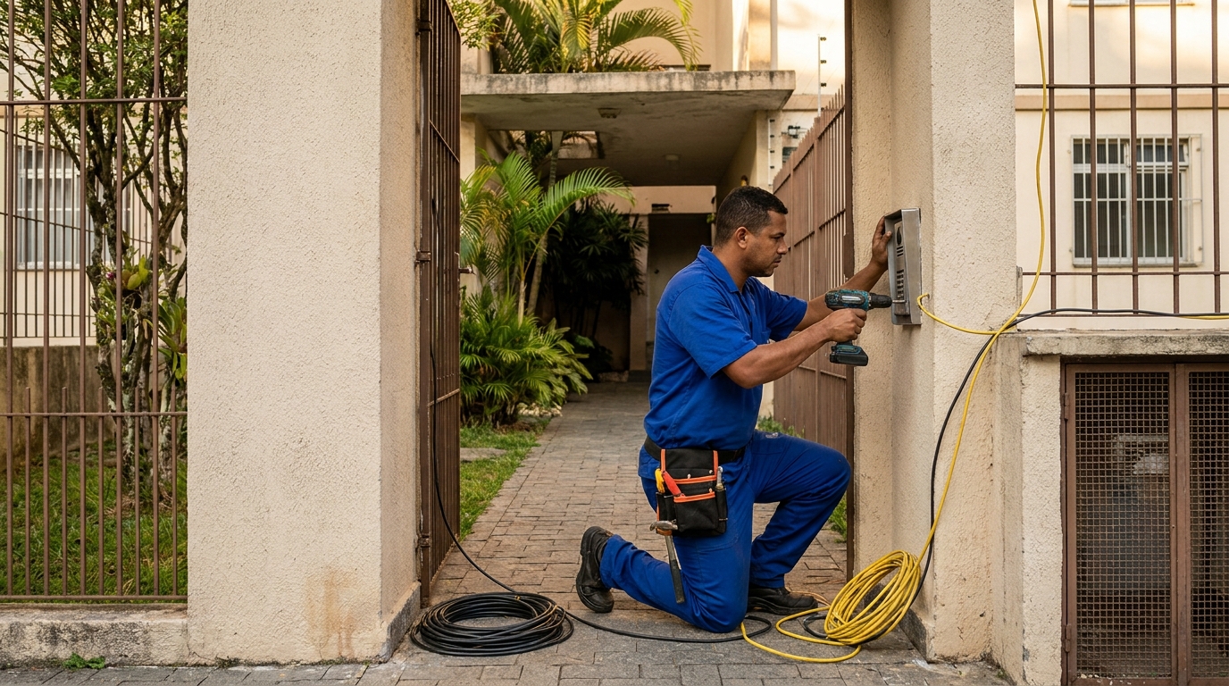 Instalacao de interfone profissional em Fortaleza‑CE